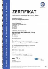Zertifikat ZAHO Bonn Villenstr.
