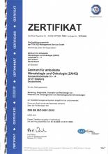 Zertifikat ZAHO Siegburg